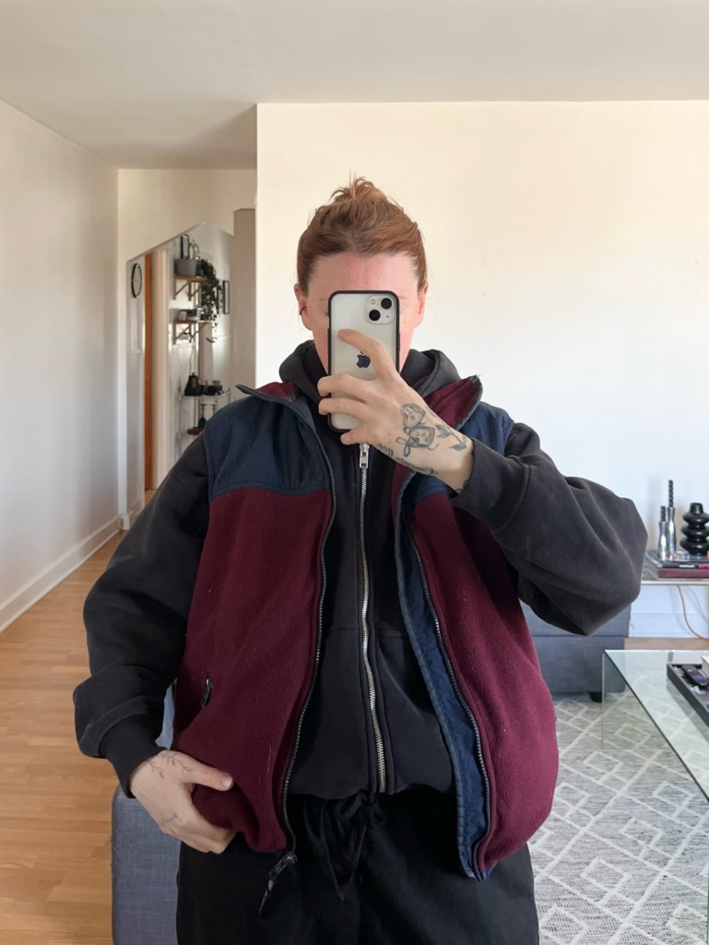 vintage 90’s fleece vest